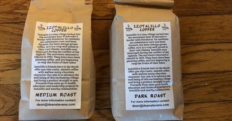 two bags of Izotalillo coffee side by side with labels - see body for info